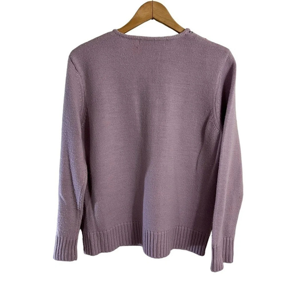 Architect Wool Blend Full Zip Sweater Medium Colorful Geometric Striped Knit Top - Picture 2 of 7